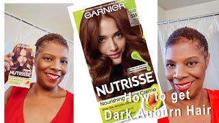 How I Color My Hair At Home | GARNIER NUTRISSE | BEAUTIFUL BROWN| MOOREGIRL