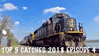 [WOW!!!] Top 5 Railfanning Catches Episode #4!!!