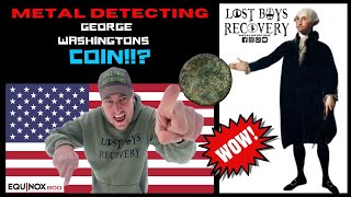 WOW! George Washingtons possible LOST COIN??! #metaldetecting a 1700s tavern!