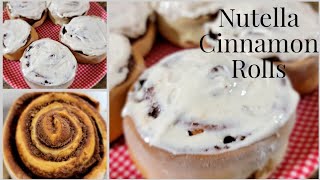 Nutella Cinnamon Rolls  #cinnamon_rolls #nutella #homemade #cinnamonrollsrecipe #delicious