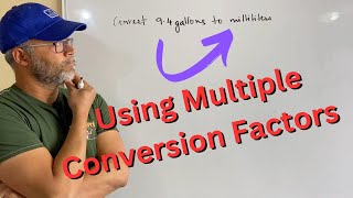 How to use multiple conversion factors in a Chemistry Problem