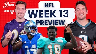 🏈 Aces NFL Show: Week 13 Preview! Happy Thanksgiving 🎃