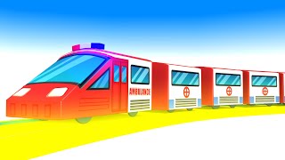 Ambulance Train cartoon - Toy Factory Train Rescue cartoon