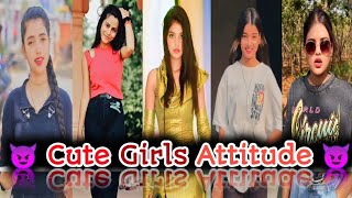 😈 Cute Attitude Girl's 😈 Reels Watsup shayari 🥶  Status Videos 😎