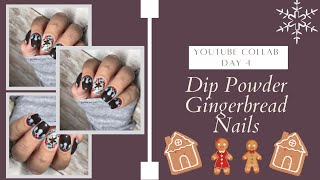 |Santa Sends Manis Collab | Day 4 | Gingerbread Nails