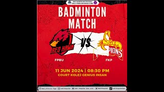 236 | IFL  FBEAST vs Fpqs - FPBU vs FKP | 11-06-2024 | Rabu | 8:30 mlm #badminton #smash #tricks