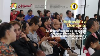 Entrevista a Docente Cursante - Nayarit