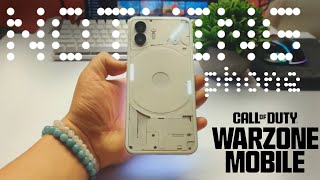 WARZONE MOBILE Test on NOTHING PHONE 2 with a quick un📦 @NothingTechnology   @CODWarzoneMobile