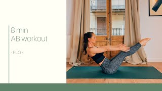 8 min yoga AB workout  • FLO •