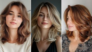 Medium Length Haircut For 2024 Layers Shaggy Bob Medium Messy Layered Bob Haircut #hairhaircuts