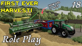 First Time Driving A Harvester! - Role Play Ep 18 - Farming Simulator 22 - FS22 Roleplay