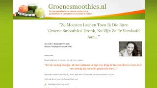 Afvallen met Groene Smoothies