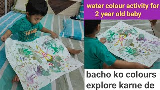 Activity for 2 year old at home | Explore with colours to baby