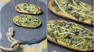 Spinach Cheese Toast. An easy and Healthy toast recipe. Toast recipes. Breakfast recipe.