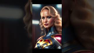 Easy AI prompt turns Jennifer Lawrence into Wonder Woman! #shorts