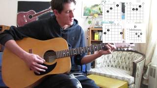 How to play 'Water Fountain' on Guitar- Alec Benjamin- Acoustic Tutorial