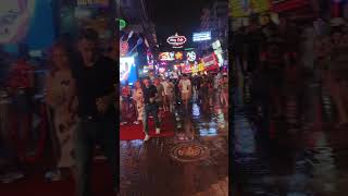 Pattaya Walking Street During Songkran Festival 2023 #shorts #short #thailand