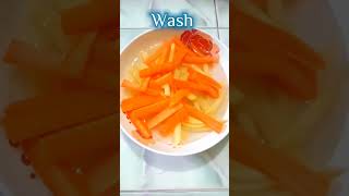 Crispy Potato and Carrot Frech Fry! #shorts #frechfries #cooking