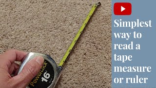 DIY: How to read a tape measure or ruler 2021