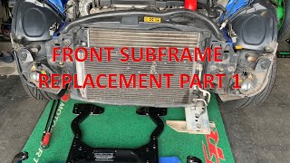 Mini Cooper S R53 Front Subframe Replacement Part 1