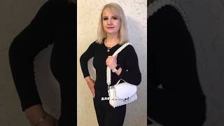 Как вам сумочка?🤍 Результат в конце #handmade #сумкиизбусин #shortsvideo #ручнаяробота #asmr