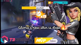 S3 Gloria’s skin 😍🥰- T3 Arena Gameplay