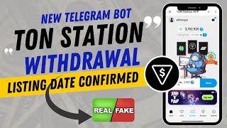 Ton Station Listing Date | Ton station Real or Fake | New Telegram Mining Bot | Zohaib Hassan Tech