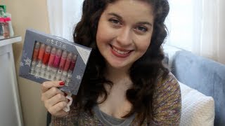 Review! Stila All is Bright Lip Glaze Set 2012