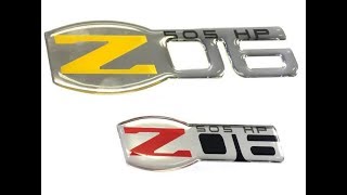 C6 Corvette Z06 Domed Emblem