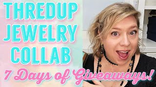 925 Silver & Tarina Tarantino I Thredup DIY 5lb Jewelry Jar Unboxing 7 Days of Giveaways Collab!