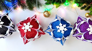 Новогодние Игрушки своими руками 🎄Новогодние поделки 🎄Елочные игрушки из фоамирана 🎄