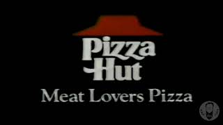 1988 COMMERCIAL FOR PIZZA HUT'S MEAT LOVERS PIZZA