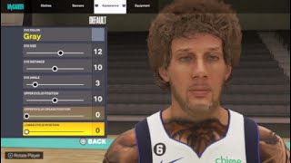 Bill Walton face creation on NBA2K23 Next Gen