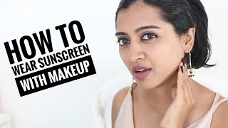 How to Wear Sunscreen with Makeup?