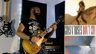 Guns N' Roses - Don't Cry (Guitar Solo Cover)