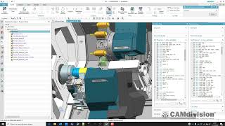 DMG MORI NZX Mill-Turn & NX CAM Postprocessor