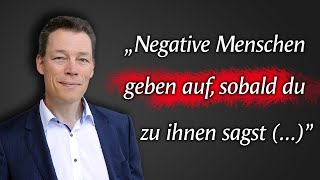 Wie negative Menschen dich nie mehr runterziehen (Igel-Trick)