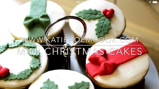 Mini Christmas Cakes - Easy Homemade Gifts