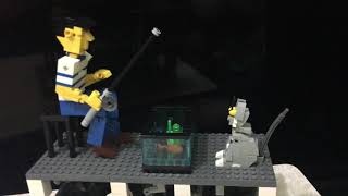 Lego Fisherman Kinetic Sculpture