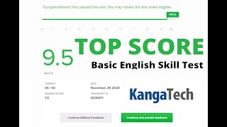 US English Basic Skills Test Answers 2020