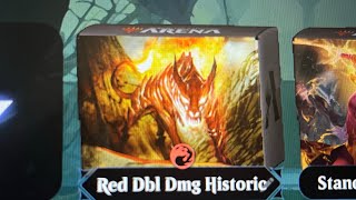 Unleash Fury deck. Historic Magic the gathering Arena turn 3 with 21 damage Gold rank. June 2023