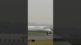 🛫 Lufthansa Bombardier CRJ-900LR D-ACNH taking off at Frankfurt Airport (FRA) #planespotting