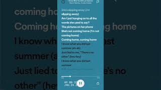 I know what you did last summer by Shawn Mendes- lyrics video