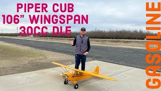 Piper Cub 106” WingSpan/ DLE 30cc Gasoline/Spektrum Receiver. Super Scale😍