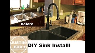 How to install a new sink for Cheap!