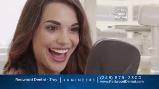 Ask Redwood Dental in Troy, MI about Lumineers Veneers