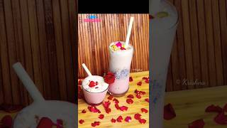 How to make Rajamundry SPL Rose Milk Shake"Secret Recipe #youtubeshorts#food #krishnasworld#trending