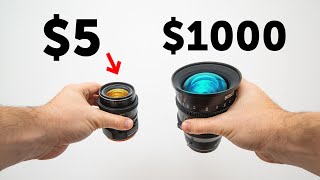 $5 Vintage lens VS. $1000 NEW Lens