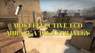 CSGO - Most Effective Mirage ECO A Take Strat/A Smokes - Learn CS #6