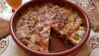 كراتان بالبطاطس و البادنجان صحي من ألذ ما يكون بمكونات جد بسيطة - Gratin